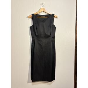 RICHARD TYLER COLLECTION Vintage Black Sleeveless Midi Cocktail Dress EU 40 US 6